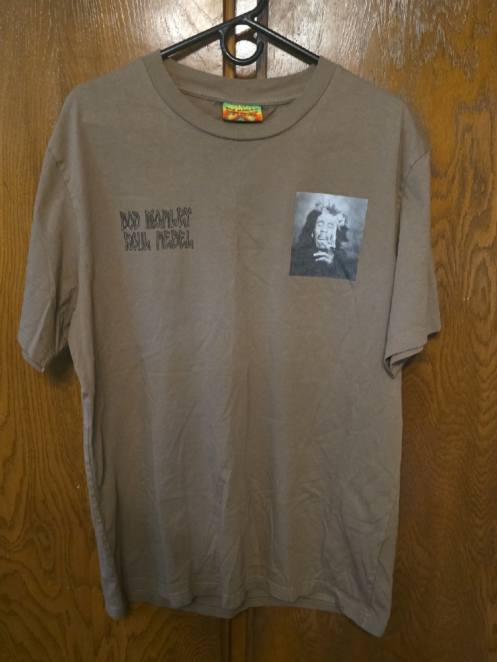 Men's Short-Sleeve Graphic Tee in Taupe - Unbranded